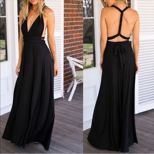 Black convertible dress